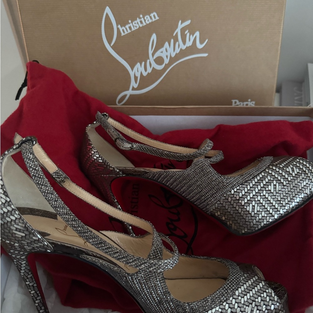 Christian Louboutin Mira Bella 120 Metallic Heel